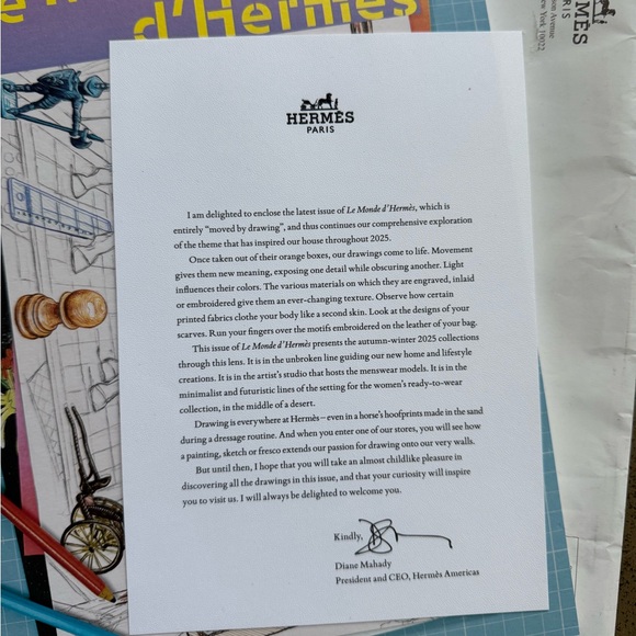 Hermes paperback coffee table magazine Le Mode d’Hermes No. 87 Autumn Winter 25 - Picture 6 of 8